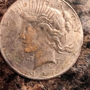 1927 Silver dollar